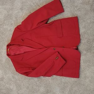 Red blazer
